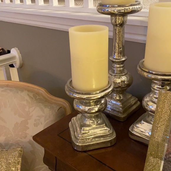 Other - Candlestick with electric candles.